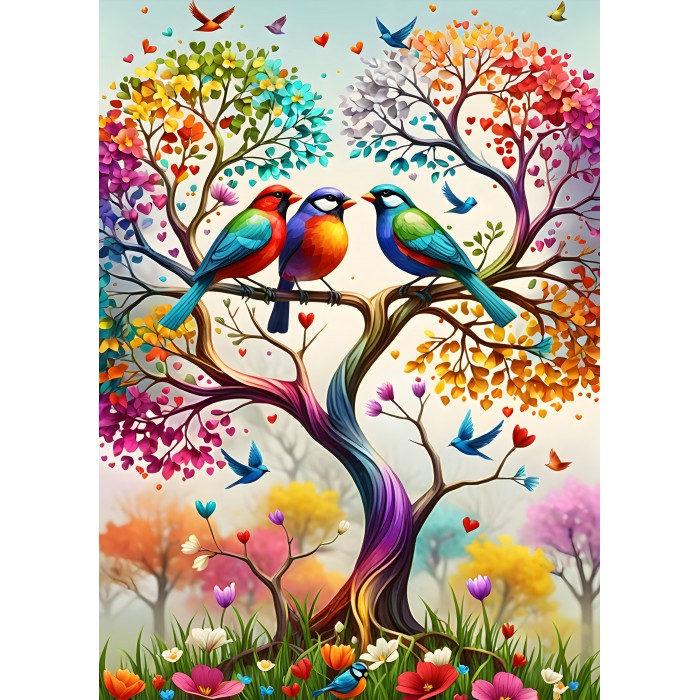Alipson Puzzle - Rainbow Tree - 500 Teile