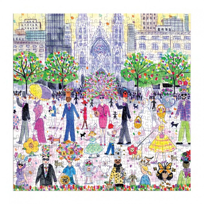 Galison - Michael Storrings Osterparade 500 Teile Puzzle - 500 Teile