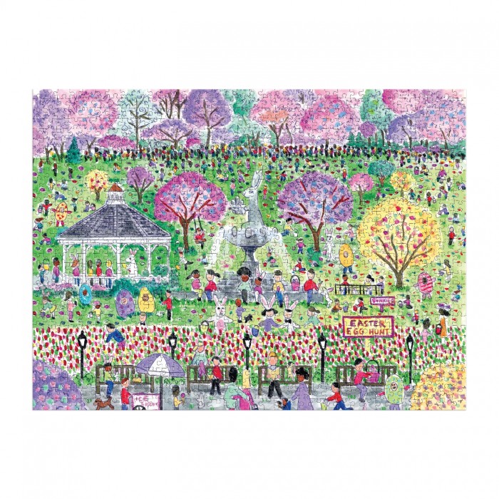 Galison - Michael Storrings - Ostereierjagd 1000 Teile Puzzle - 1000 Teile