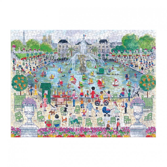 Galison - Michael Storrings - Frühling in Paris - 1000 Teile Puzzle - 1000 Teile