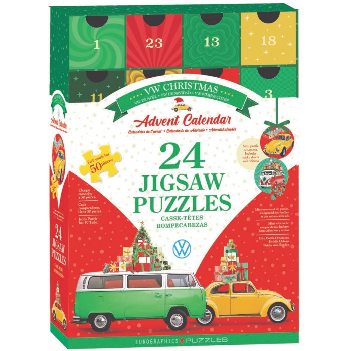 Eurographics - Puzzle Adventskalender - VW - 50 Teile