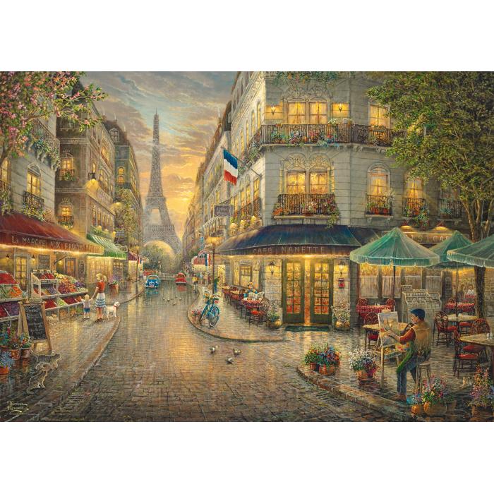 Schmidt Spiele - Holzpuzzle - Malerisches Paris - 1000 Teile