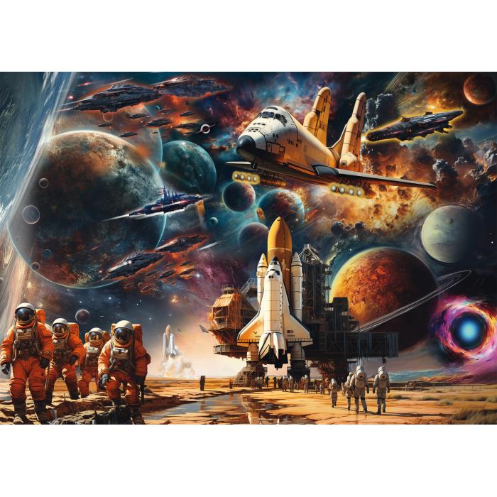 Schmidt Spiele - Faszination Raumfahrt, Reise in ferne Galaxien - 1000 Teile