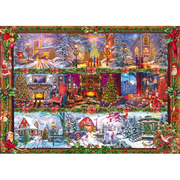 Schmidt Spiele - Fröhliche Weihnachtszeit - 1000 Teile