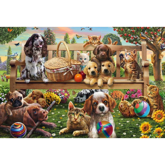 Schmidt Spiele - Hunde und Katzen - 200 Teile