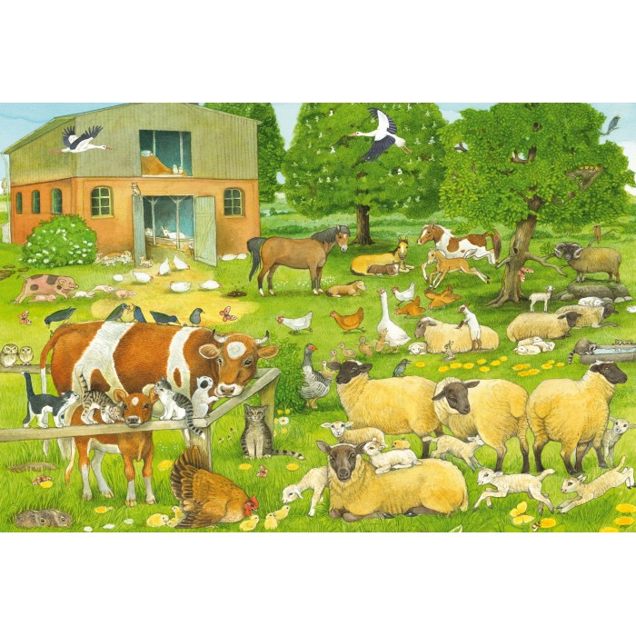 Schmidt Spiele - Tierkinder auf dem Bauernhof - 100 Teile