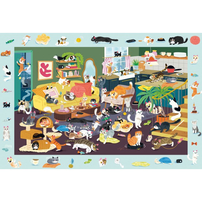 Schmidt Spiele - Lustiges Katzen-Gewimmel - 150 Teile