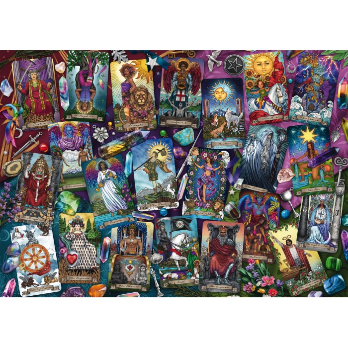 Schmidt Spiele - Geheimnisvolle Tarotkarten - 1000 Teile