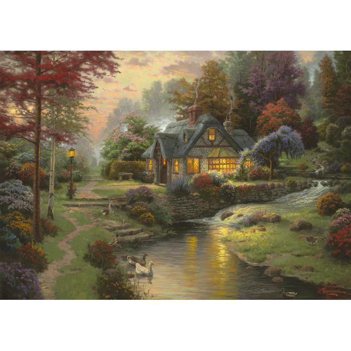 Schmidt Spiele - Thomas Kinkade: Friedliche Abendstimmung - 1000 Teile