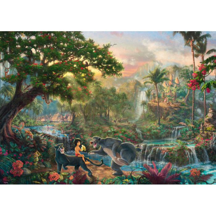 Schmidt Spiele - Thomas Kinkade - Disney - Dschungelbuch - 1000 Teile