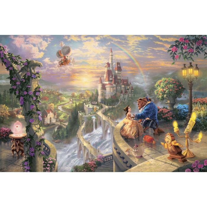 Schmidt Spiele - Thomas Kinkade - Disney - Die Schöne und das Biest - 1000 Teile