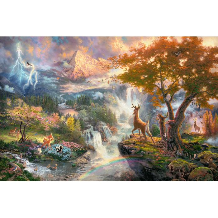 Schmidt Spiele - Thomas Kinkade - Disney - Bambi - 1000 Teile
