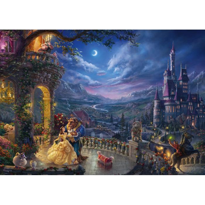 Schmidt Spiele - Thomas Kinkade - Disney, Die Schöne und das Biest - 1000 Teile