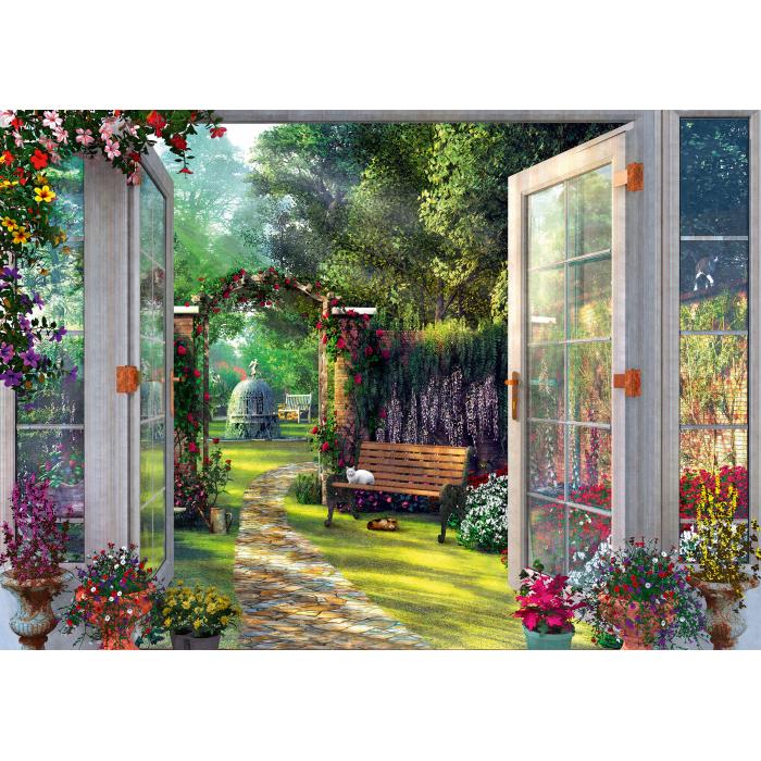 Schmidt Spiele - Dominic Davison - Blick in den Verwunschenen Garten - 1000 Teile