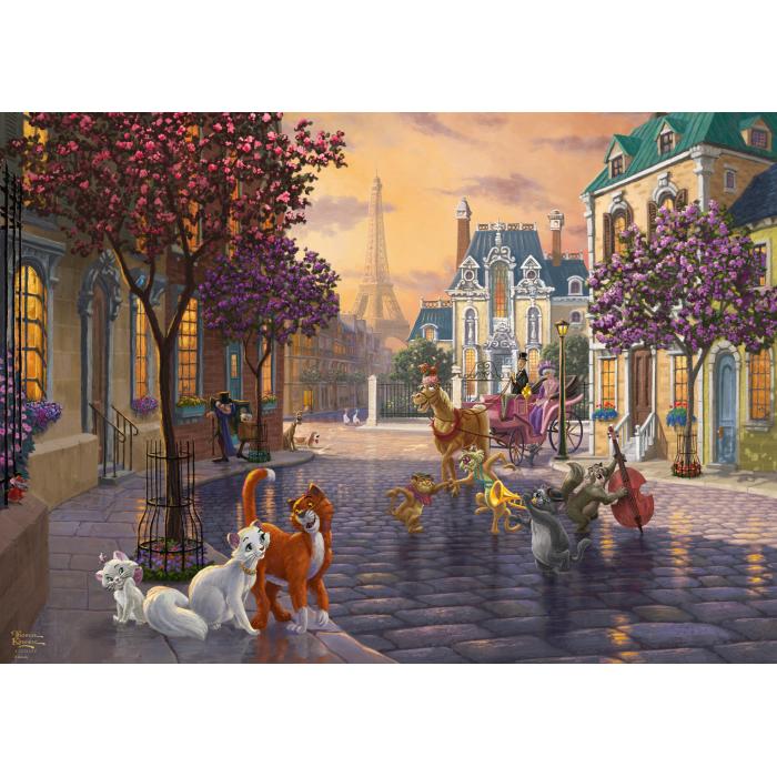 Schmidt Spiele - Thomas Kinkade - Disney - The Aristocats - 1000 Teile