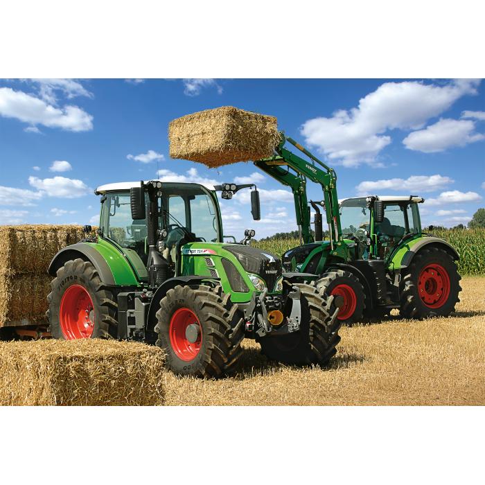 Schmidt Spiele - Fendt Vario 724 und 716 mit Frontlader - 100 Teile