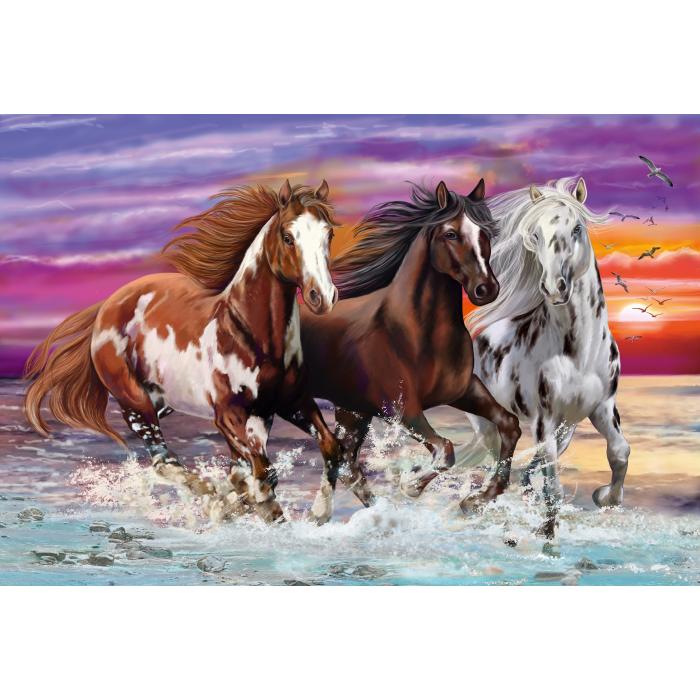 Schmidt Spiele - Wildes Pferde-Trio - 200 Teile