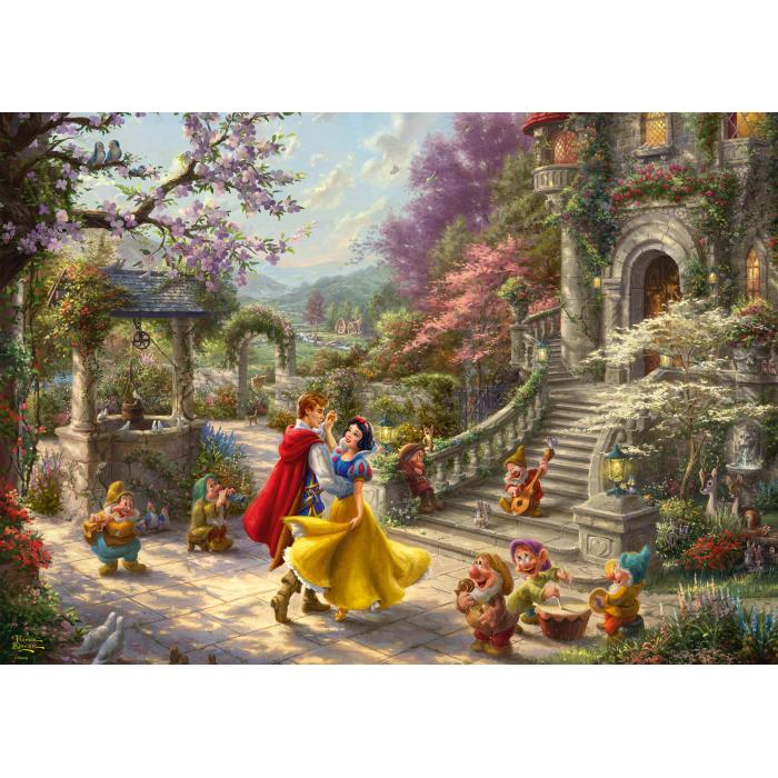 Schmidt Spiele - Thomas Kinkade, Disney, Schneewittchen - Tanz mit dem Prinzen - 1000 Teile