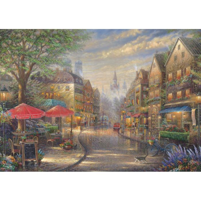 Schmidt Spiele - Thomas Kinkade, Cafe in München - 1000 Teile