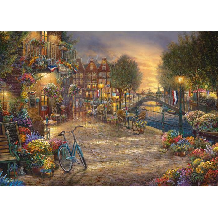 Schmidt Spiele - Thomas Kinkade - Amsterdam - 1000 Teile