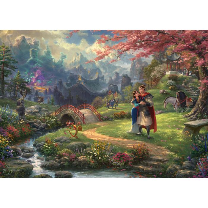 Schmidt Spiele - Thomas Kinkade - Disney - Mulan - 1000 Teile