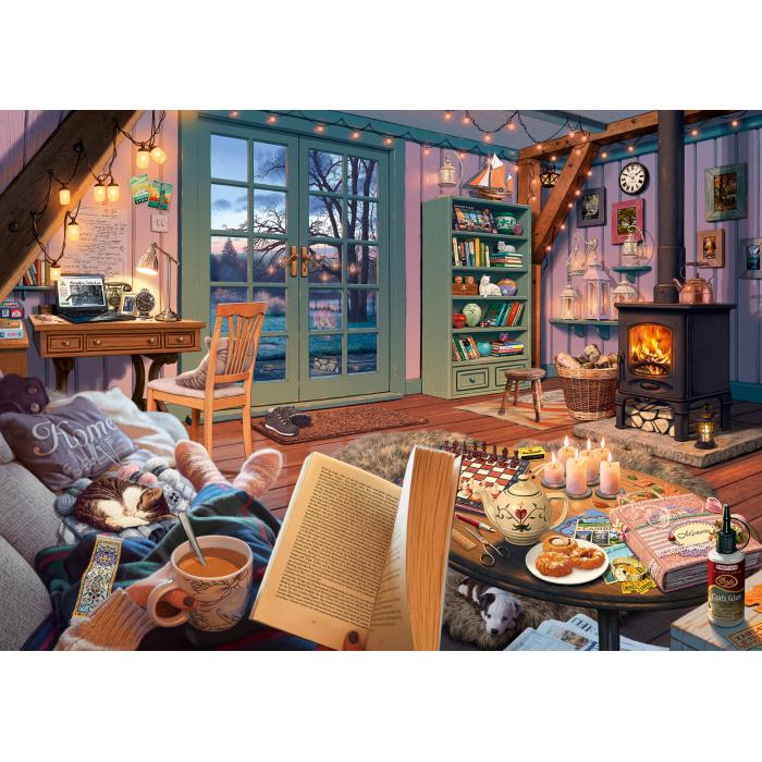 Schmidt Spiele - Secret Puzzle - Holiday House - 1000 Teile