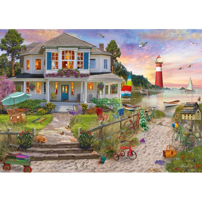 Schmidt Spiele - Strandhaus - 1000 Teile