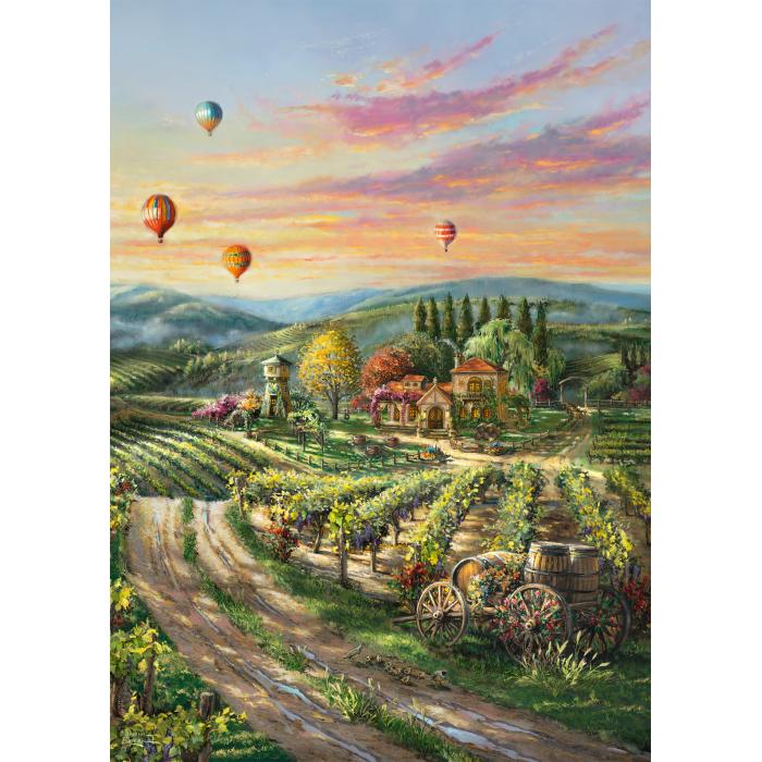 Schmidt Spiele - Thomas Kinkade - Peaceful Valley Vineyard - 1000 Teile