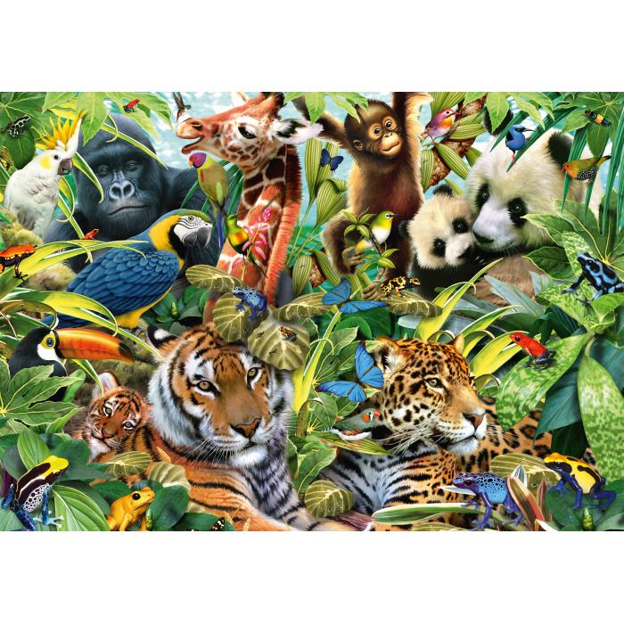 Schmidt Spiele - Kunterbunte Tierwelt - 1500 Teile