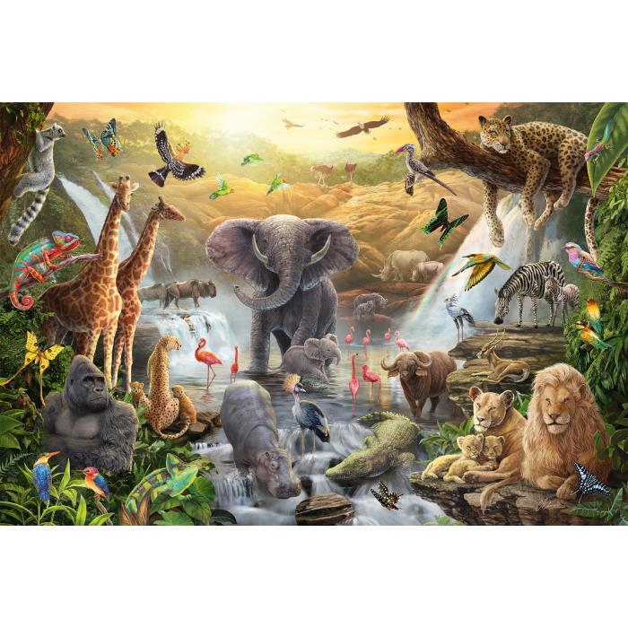 Schmidt Spiele - Tiere in Afrika - 60 Teile