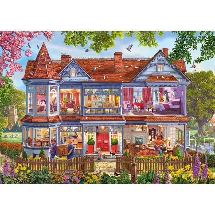 Schmidt Spiele - Haus im Frühling - 1000 Teile