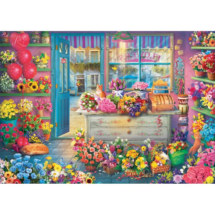 Schmidt Spiele - Bunter Blumenladen - 1000 Teile