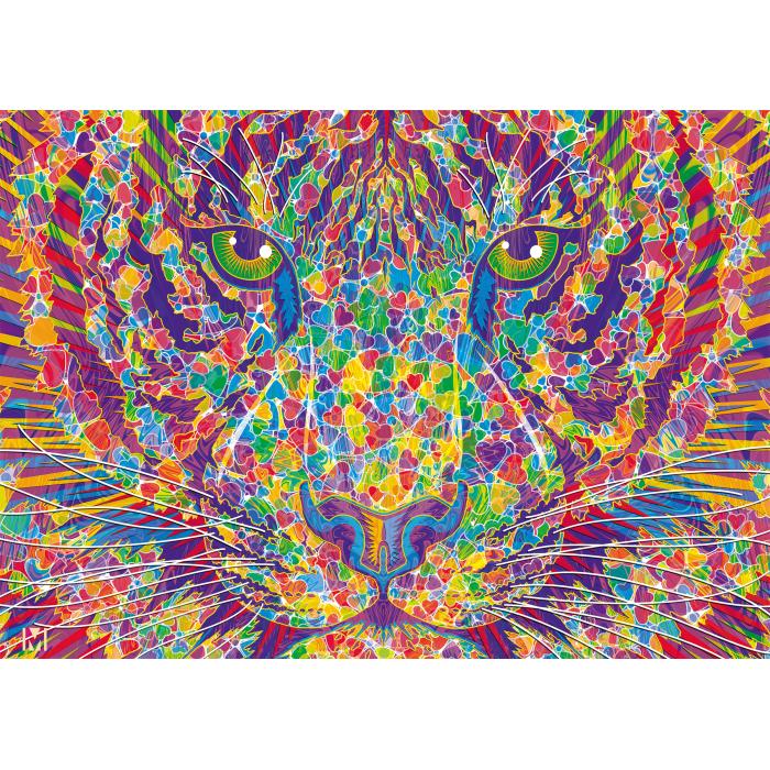 Schmidt Spiele - Wildes Herz - Tiger - 2000 Teile