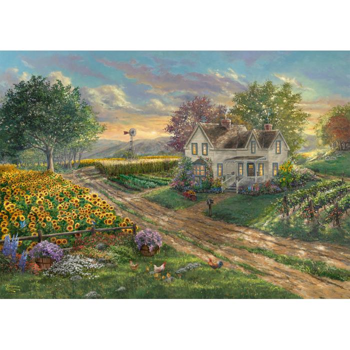 Schmidt Spiele - Sonnenblumenfelder - 1000 Teile