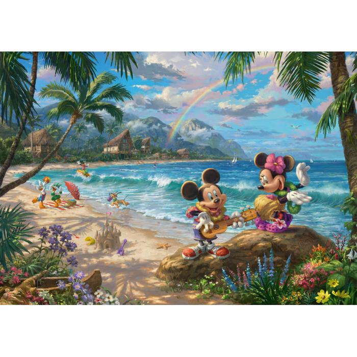 Schmidt Spiele - Disney - Mickey und Minnie auf Hawaii - 1000 Teile