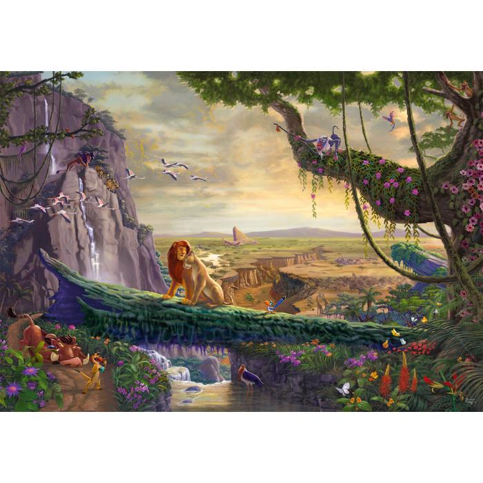Schmidt Spiele - Disney - König der Löwen - Zurück am Königsfelsen - 6000 Teile
