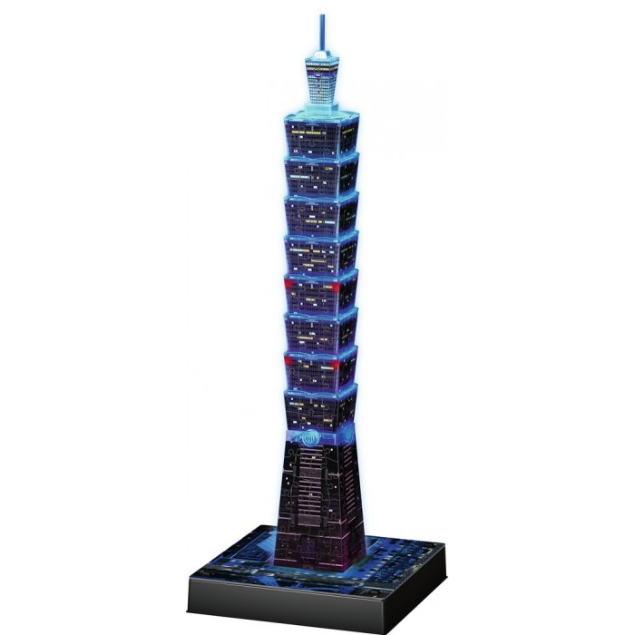 Ravensburger - 3D Puzzle Night Edition - Taipei - 216 Teile