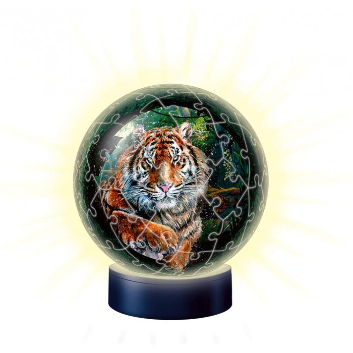 Ravensburger - 3D Puzzle - Puzzle Ball 3D - The Big Cats - 72 Teile
