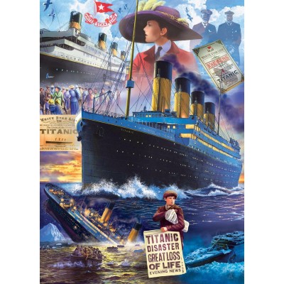 Master Pieces Titanic - Collage 1000 Teile Puzzle Master-Pieces-60344