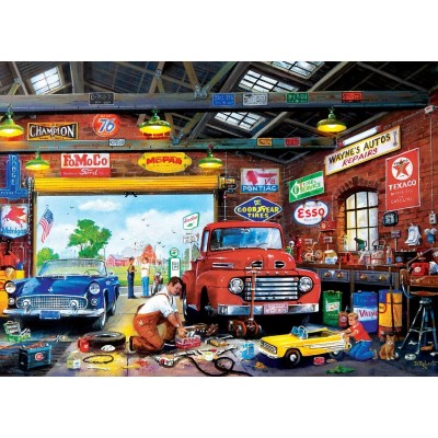 Master Pieces Childhood Dreams - Wayne's Werkstatt 1000 Teile Puzzle Master-Pieces-72127