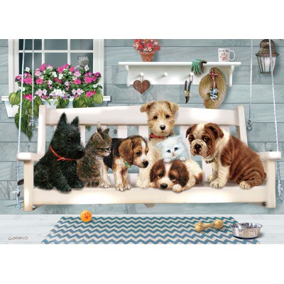 Cobble Hill XXL Teile - Family - Porch Pals 350 Teile Puzzle Cobble-Hill-47006