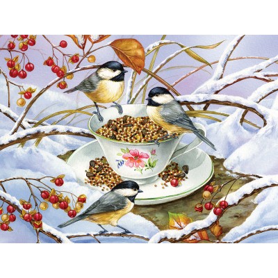 Cobble Hill XXL Teile - Chickadee Tea 275 Teile Puzzle Cobble-Hill-48014