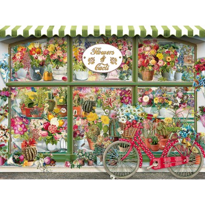 Cobble Hill XXL Teile - Flowers and Cacti Shop 275 Teile Puzzle Cobble-Hill-48016