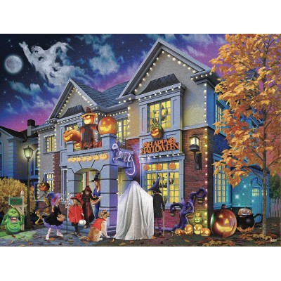 SunsOut XXL Teile - Wo ist die Halloween-Party? 500 Teile Puzzle Sunsout-42282
