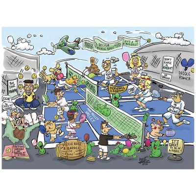 SunsOut Pickleball-Spiel 1000 Teile Puzzle Sunsout-80143