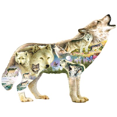 SunsOut XXL Teile - Greg Giordano - Meadow Wolf 750 Teile Puzzle Sunsout-96038