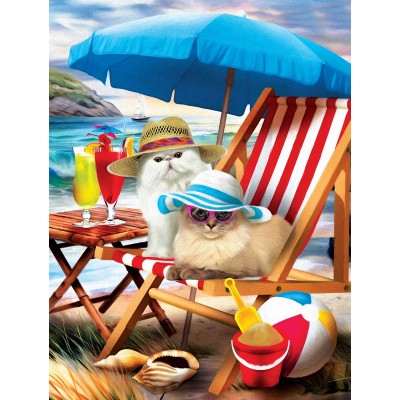 SunsOut XXL Teile - Beach Cats 300 Teile Puzzle Sunsout-28865