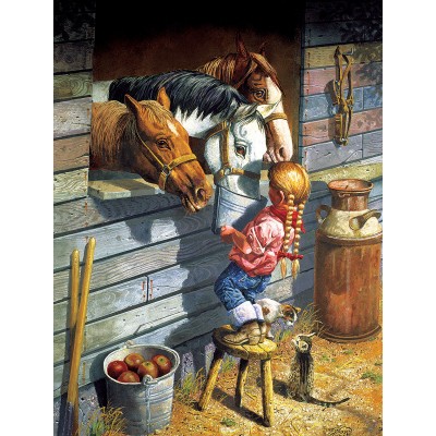 SunsOut XXL Teile - Working Girl 500 Teile Puzzle Sunsout-36048