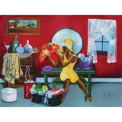 SunsOut XXL Teile - Hattie's Delight 500 Teile Puzzle Sunsout-46869