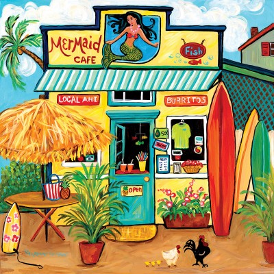 SunsOut XXL Teile - Mermaid Cafe 500 Teile Puzzle Sunsout-47170